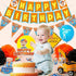 VWORK Blippi Party Supplies, Blippi Birthday Party Decorations for Kids and Teens, Include Banner, Hanging Swirls, Balloons, Cake Toppers, Plates