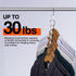 Ulimart Space Saving Hangers 12 Pack Closet Organizers and Storage Ugraded Space Saver Hangers Closet Organization Hangers Space Saving Hangers for Closet Wardrobe Dorms Hanger Organizer