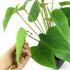 Artificial Flower Plants Calla Lily Faux Small Potted Plant with Black Pot Fake Bonsai Flower for Home, Office, Indoor and Outdoor Occasions Decor (Orange Fake Flower)