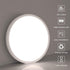 Ocioc LED Flush Mount Ceiling Light, 8.9inch 18W 5000K, Slim Round Surface Mount Lighting Fixture for Bedroom, Utility Room, Hallway, Stairwells, Closets White ETL Lsted