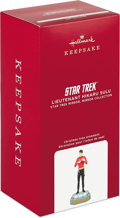 Hallmark Keepsake Christmas Ornament, Star Trek Mirror, Mirror Collection Lieutenant Sulu, Storytellers Light and Sound