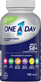 One A Day Men’s 50+ Multivitamins, Supplement with Vitamin A, Vitamin C, Vitamin D, Vitamin E and Zinc for Immune Health Support*, Calcium & more, 100 count