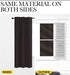 NICETOWN Insulated Curtains Room Darkening Drapery Panels - (Toffee Brown Color) 52 inchesx72 inches, Set of 2 Pieces, Noise Reducing Room Darkening Drapes for Patio