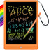 ORSEN LCD Writing Tablet 10 Inch, Colorful Doodle Board Drawing Tablet, Erasable Reusable Writing Pad, Educational for 3-6 Year Old Girls Boys(Orange)
