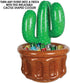 Inflatable Cactus Cooler and Drink Holder - Novelty Party Supplies, Holds Up to 24 -12 Ounce Cans, 1 Count
