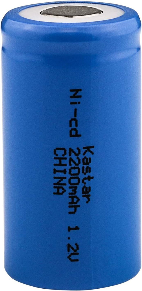 Kastar SC 1.2V 2200mAh Ni-CD SubC Rechargeable Battery Flat Top for Wah 745-800 Electric Razor, Wah 4000 Shaver, Wah 9876 Trimmer, Medical Instrument / Equipment, Controlled Devices, Electric Tools