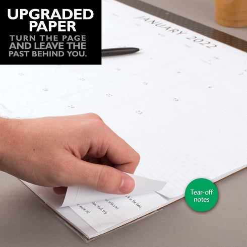 2022 Desk Calendar by AT-A-GLANCE, Monthly Desk Pad, 21-3/4" x 17", Standard, Elevation (SK752400)