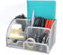 MDHAND Office Desk Organizer and Accessories, Mesh Desk Organizer with 6 Compartments + Drawer