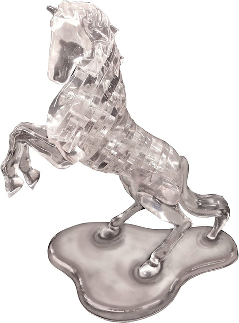 Stallion Deluxe Original 3D Crystal Puzzle from BePuzzled, 3 Dimensional Crystal Puzzles and Brainteasers for Puzzlers and Collectors Ages 12 and Up, and Display Item