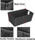 homyfort Woven Shelf Storage Tote Basket Bins Container, Storage Boxes Cube Organizer with Built-in Handles for Bedroom, Office, Closet, Clothes, Kids Room, Nursery 3pk(Grey)