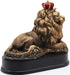 H&W Lion King Figurines Statue, 5''H Office Desk Decoration, Nordic Style Home and Study Decoration, Collectible Figurines, Best Gift for The Man