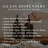 Sweet Water Decor Clear Glass Jar | Refill Dish Soap Dispenser | 16 oz Refillable Bottle with Pump | White Waterproof Label with Black Text| Rustic, Modern, Farmhouse Gift (Dish Soap)