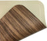 Red-A Dining Table Placemats Set of 6 Heat-Resistant Wipeable Table Mats for Kitchen Table Decoration Waterproof Vinyl Placemats Easy to Clean,Brown
