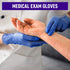 Synthetic Nitrile Black Disposable Gloves Large -100 PK No Latex Medical Gloves
