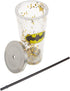 Spoontiques Batman Logo Glitter Cup w/Straw