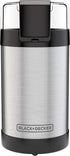 BLACK+DECKER Coffee Grinder One Touch Push-Button Control, 2/3 Cup Bean Capacity, Stainless Steel