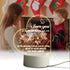 Daughter Gifts from Mom Engraved Night Light, Birthday Gifts for Daughter Acrylic Night Lamps, Valentine's Day Graduation Birthday Gifts for Daughter (Heart)