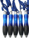 Super Big Fat Pens for Arthritis (5 pack) Blue Ink, Blue Body