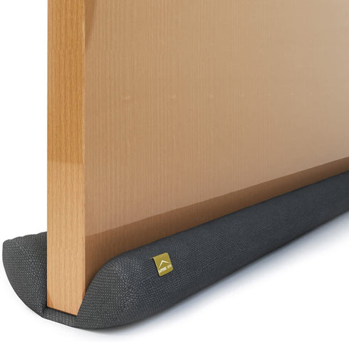 SAPPHIRE HOME Door Draft Stopper, 30 to 36 Inch Adjustable Waterproof Double Draft Stoppers, Blocks Dust Wind Light, Under Door Draft Stopper, Door Sweep, Door Draft Blocker (Gray)
