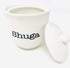 Sugar Bowl | Cute Ceramic "Shuga" Dish with Lid | Perfect Hostess Gift or Housewarming Gift