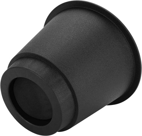 OwnMy 5 Inch Round Circular Bed Risers Bed Lifters Heavy Duty Furniture Risers Lifter for Bed Table Chair Desk Sofa Couch Risers, A Set of 4 (Black)