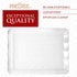 12 Plastic Serving Trays Serving Platters | 9"X13" | Rectangular Disposable Party Platters and Trays | Clear Disposable Serving Trays for Parties | Party Serving Trays and Platters