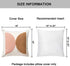 VANNCIO Modern Boho Throw Pillow Cover, Simple Textured Neutral Accent Pillowcase, Decorative Woven Cushion Sham for Bed Couch Sofa, 18x18 inches, 1 PC(Brown Pink)