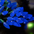 FUNPENY C6 Christmas Lights, 100 LED 33 FT Fairy Lights with 8 Modes Lights Outdoor Extendable Waterproof String Lights for Indoor Xmas Tree Wedding Patio Party Holiday Decorations, Blue