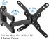 Mount-It! TV Wall Mount Monitor Bracket with Full Motion Articulating Tilt Arm, 15" Extension Arm Fits 17 19 20 22 23 24 26 27 28 29 30 32 35 37 39 42 47 LCD LED Displays up to VESA 200x200