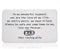 Wallet Insert Card Husband Valentines Day Christmas Gift for Men Fiancé Him from Wife Women Birthday Present for New Husband Hubby Couple Wedding Anniversary Gif Father Day New Year Thanksgiving Card