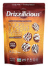 Drizzilicious Cookies & Cream 4oz Single Pack | Mini Snack Chocolatey Rice Cakes | Vegan Air Popped Chia, Quinoa, Flax Snack