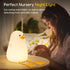 Cute Duck Kids Night Light, Amaredom Nursery Night Light, Kids Breastfeeding and Sleep Aid, Soft Eye Caring Night Light, with Touch Sensor