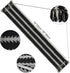 KERIQI Farmhouse Black and White Table Runner, Woven Table Runner with Tassels Fringe Table Linens Wedding Bridal Party Home D©cor Table Decorations