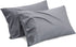 Bedsure Bamboo King Size Pillow Cases 2 Pack - Grey Cooling Pillowcases Set of 2 with Envelope Closure, Cool and Breathable Pillow Case, 20x40 inches