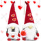 2 Pcs Mother's Day Gnome Doll Plush Decorations, Faceless Tulip Doll Gifts Bedroom Living Room Desktop Decoration Kitchen Decor, Scandinavian Tomte Nisse Swedish Gnome Tiered Tray Decor for Mom