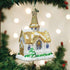 Old World Christmas Church Collection Glass Blown Ornaments for Christmas Tree Golden Cathedral