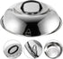 ZEAYEA 12 Inch Basting Cover and Grill Press Kit, BBQ Stainless Steel Griddle Accessories Kit for Hamburger Bacon Steak, Round Flat Top Griddle Cast Iron Grill Cooking Indoor or Outdoor Camping