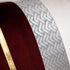 Yangest Wine Red Patchwork Velvet Throw Pillow Cover with Gold Striped Leather Cushion Case Modern Luxury Pillowcase for Sofa Couch Bedroom Living Room Home Decor,20"x20"