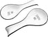 OAKOA 2 Pack Ceramic Spoon Rest for Stove Top - Cute Spoon Rests for Kitchen Counter - Fork Me Spoon Me - Cooking Spoon Holder - Utensil Rest - Ladle Holder - Spatula Rest - Farmhouse White Funny