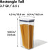 OXO Good Grips POP Container - Rectangle Tall 3.7 Qt