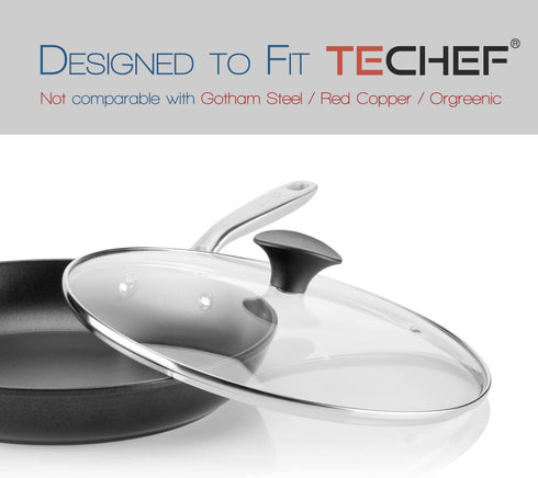 TECHEF Cookware Tempered Glass Lid (12-Inch)