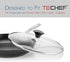 TECHEF Cookware Tempered Glass Lid (12-Inch)