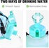 64 OZ Water Bottle Large Half Gallon Water Bottle with Straw, Motivational Water Bottles with Time Marker, Leakproof Tritan Bpa Free Water Jug with Paracord Handle for Fitness,Gym and Outdoor Sports