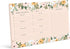 Bliss Collections Weekly Meal Planner, Blossom, Magnetic Family Meal Calendar and Notepad for your Fridge for Meal Prep, Grocery Lists, Notes, Tasks, To-Do List and Organization, 6"x9" (50 Sheets)