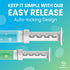 Simple Life Toilet Bowl Cleaner, Fresh Flower Gel Stamps, Stops Limescale and Stains with Air Freshening Scent, Deodorizing Clean (32 Stamps, Blue & Green)
