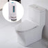 BQLZR White Toilet Cistern Dual Flush Push Button Valve 25cm Height Fit for Drain Diameter 65-75mm (See Video)