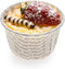 Panificio Premium 1-oz Baking Cups: Small-Pleated Ridge Cups Perfect for Muffins, Cupcakes or Mini Snacks - Black and White Press Print Design - Disposable and Recyclable - 200-CT - Restaurantware