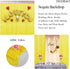 DUOBAO Sequin Curtains 2 Panels 2FTx7FT Shower Curtain Payette Sequin Backdrop Wedding Decor Sequin Curtain Backdrop Sequin Photo Backdrop Party Supplies (2FTx7FT, Yellow)