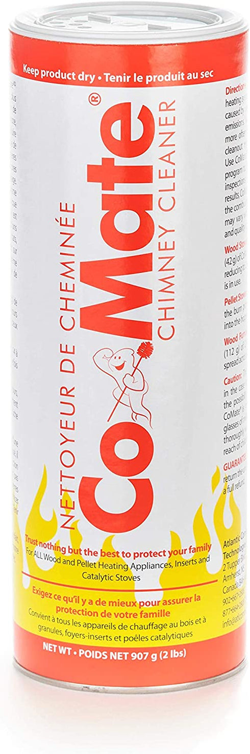 Co-Mate Chimney Cleaner (2 lb.) - Complete Chimney Care, Soot and Creosote Remover, Reduce Emissions, Anti-Corrosion Protection & More