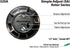 Rain Bird GIDDS-711011 32' Spray Distance 32SA Simple Adjust Gear Drive Rotor, 40° -360° Pattern, 19', Single, Black